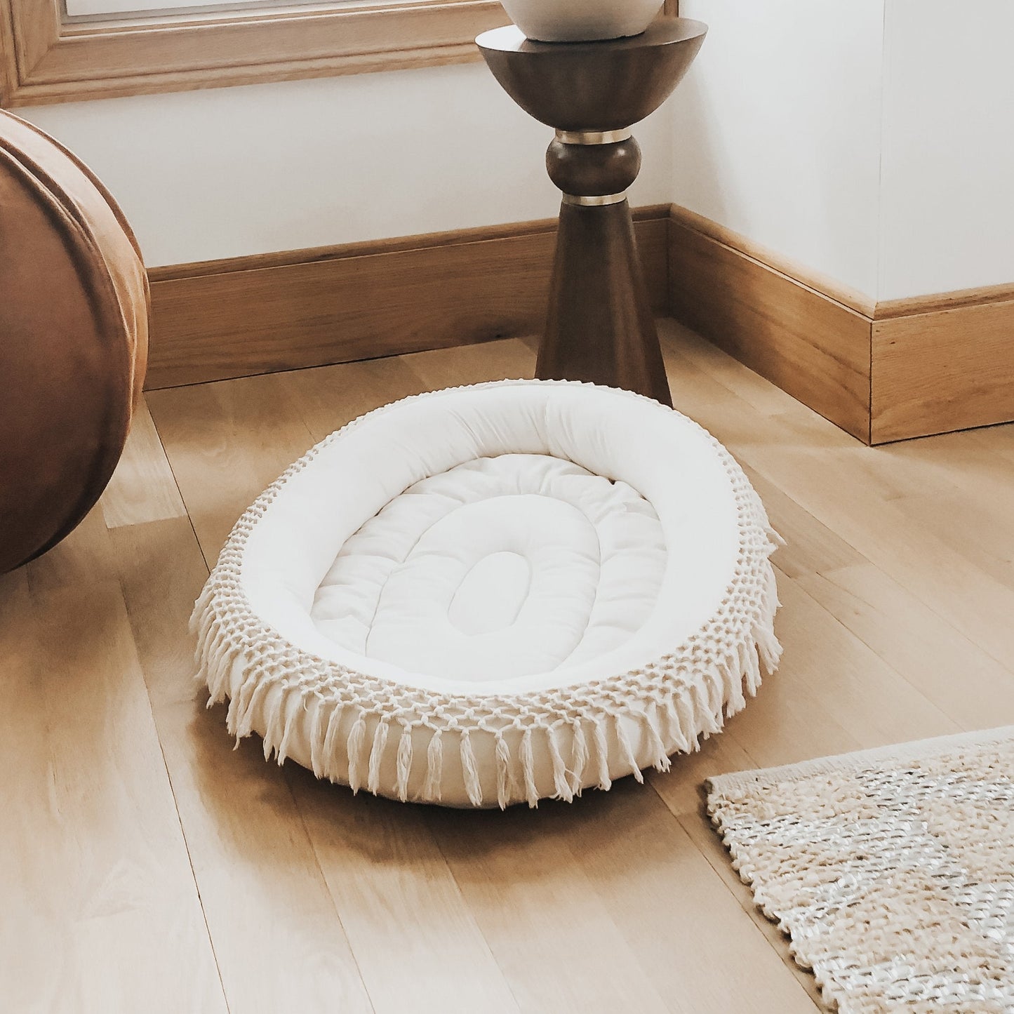 Macrame Lounge Mat & Play Gym Bundle DC-Finn + Emma