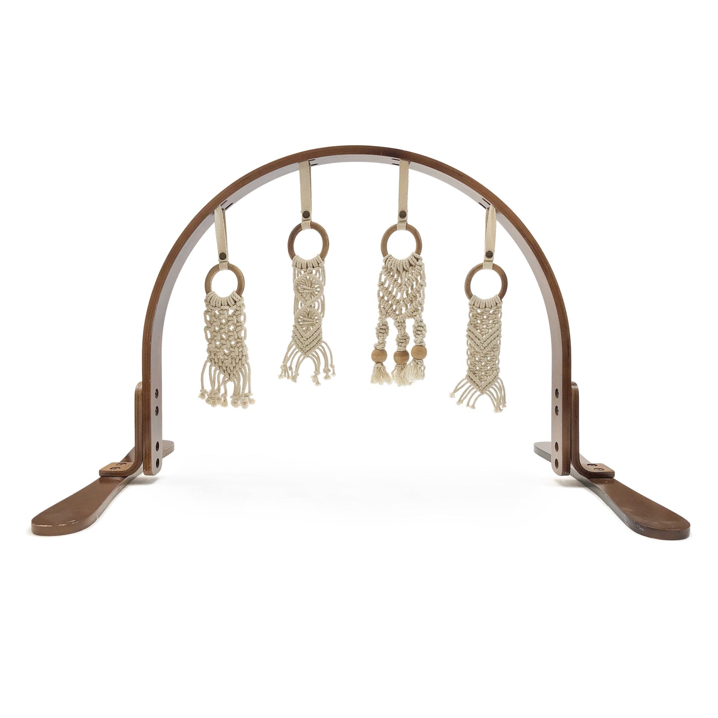 Macrame Lounge Mat & Play Gym Bundle DC-Finn + Emma