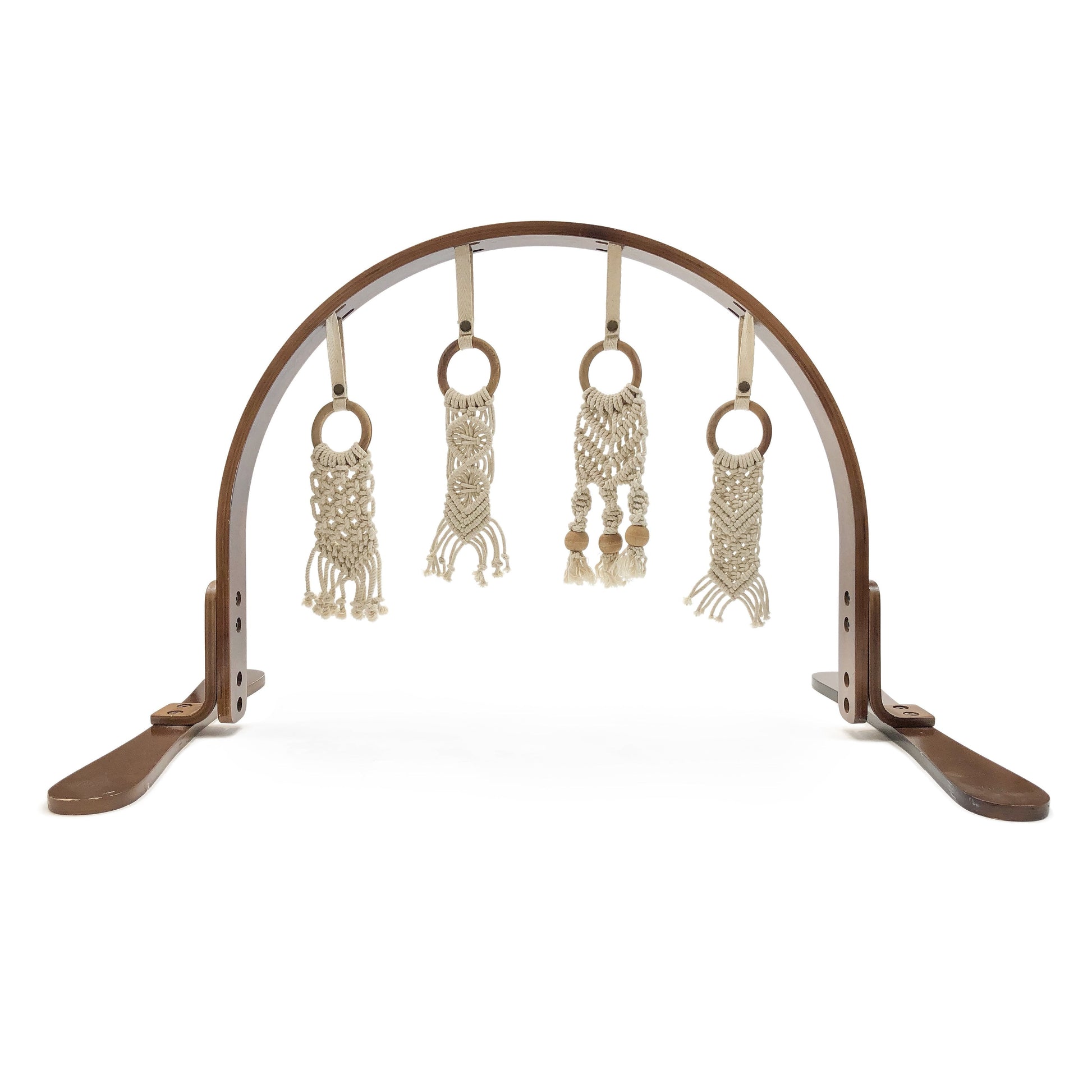 Macrame Lounge Mat & Play Gym Bundle DC-Finn + Emma