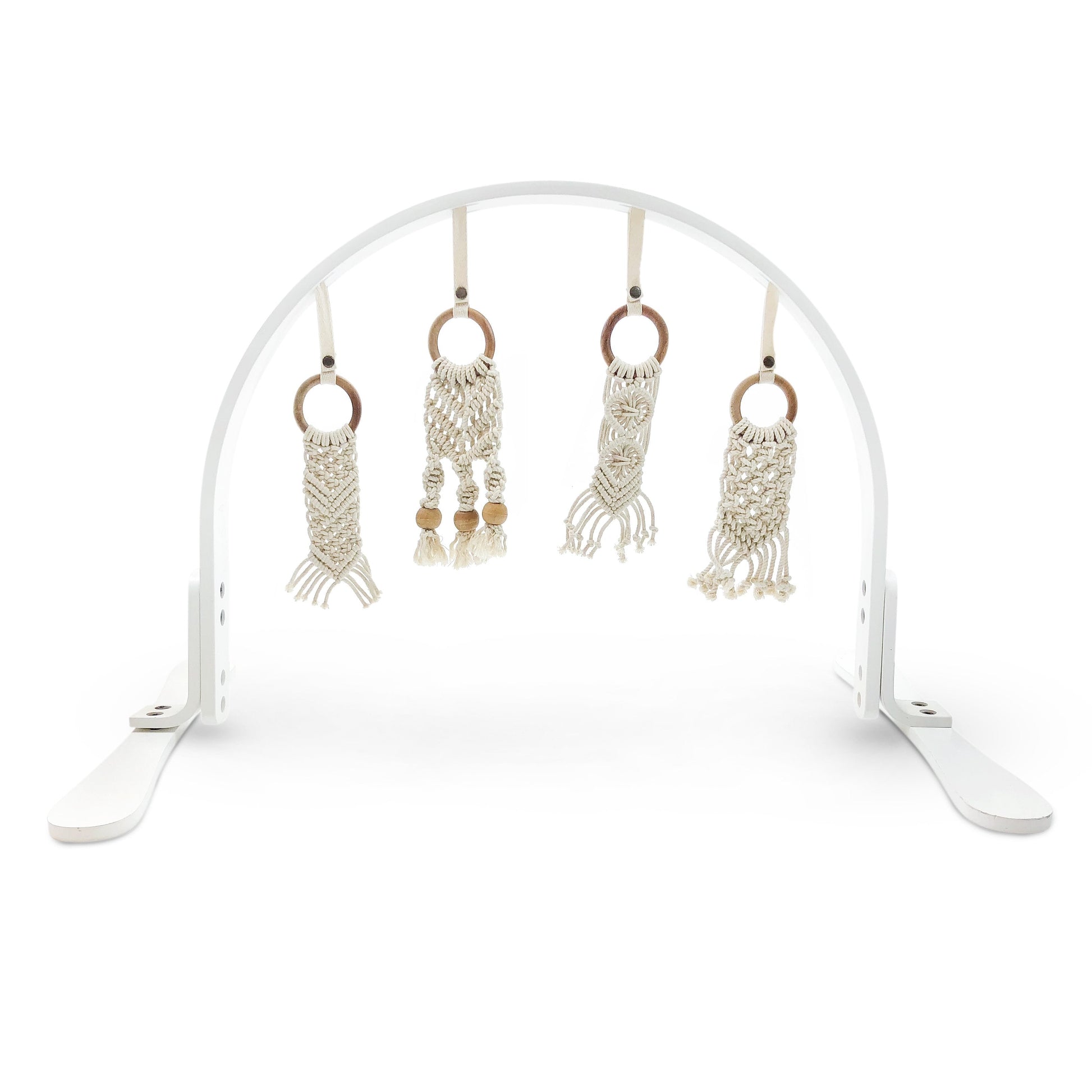 Macrame Lounge Mat & Play Gym Bundle DC-Finn + Emma