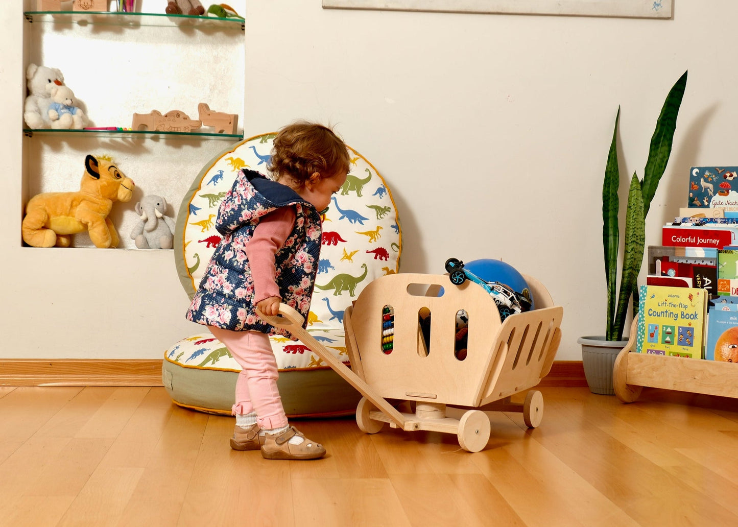 Montessori Toy Storage: Eco-Friendly Nursery & Playroom Chest-1