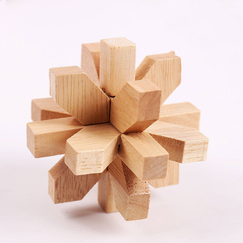 Educational Wood Lock Puzzle Set for Kids-8