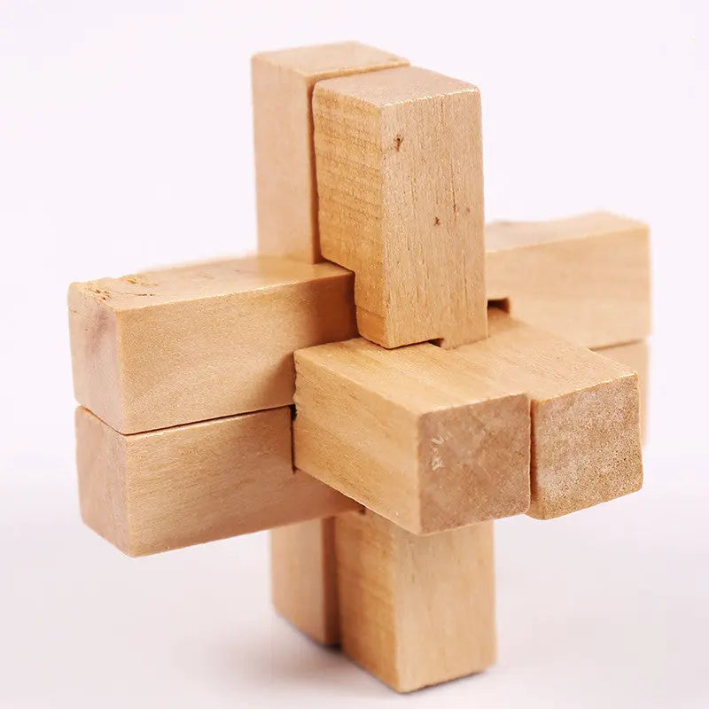 Educational Wood Lock Puzzle Set for Kids-5