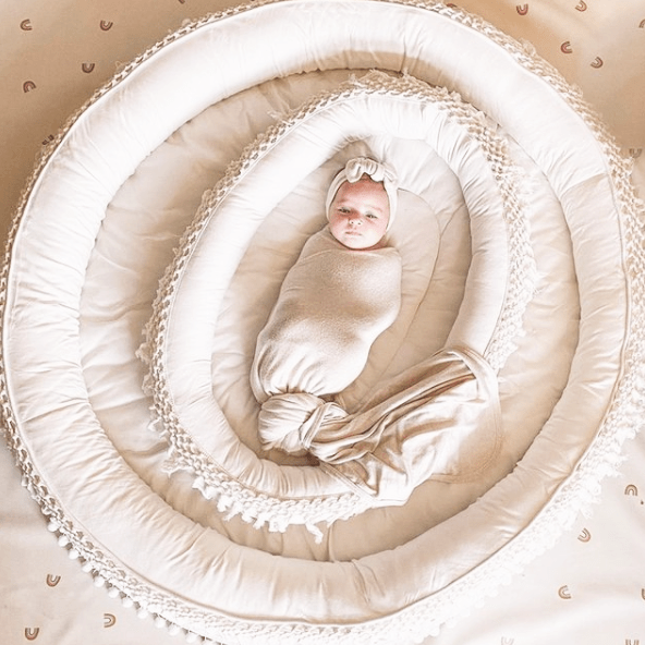 Macrame Oval Play Mat & Round Play Mat Bundle DC-Finn + Emma
