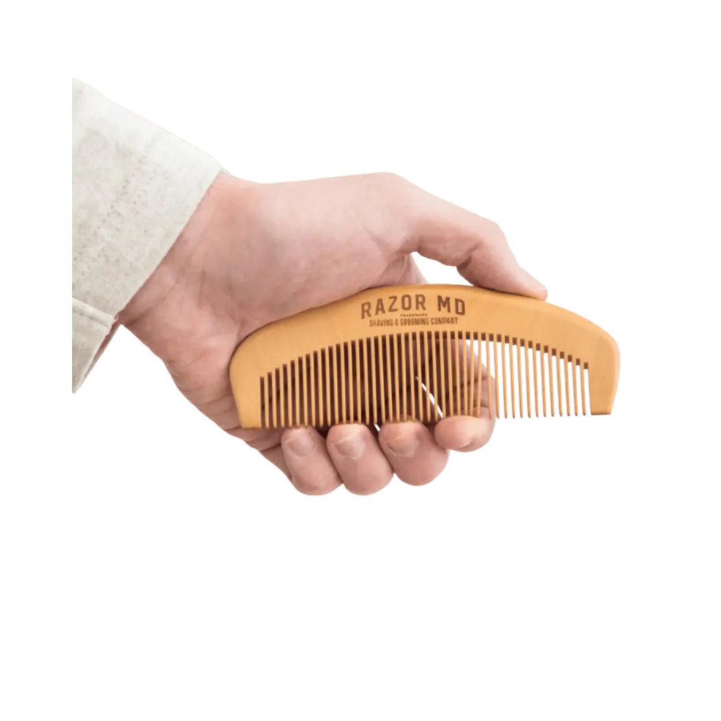 RAZOR MD Wooden Beard Comb-1