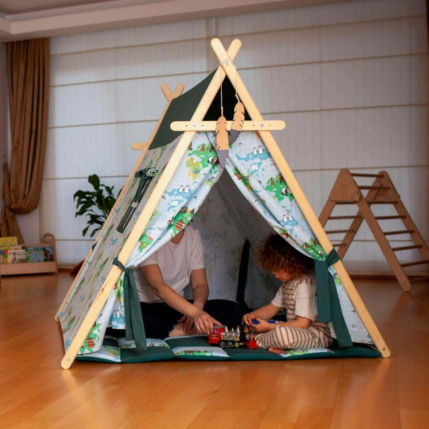 World Map Play Tent and Play Mat-1
