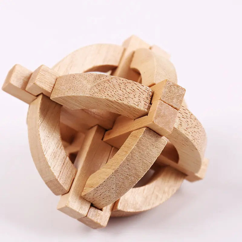 Educational Wood Lock Puzzle Set for Kids-15