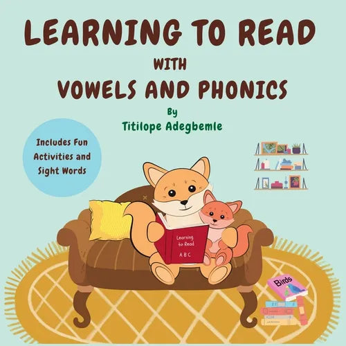 Learning to Read with Vowels and Phonics - Paperback Books by splitShops