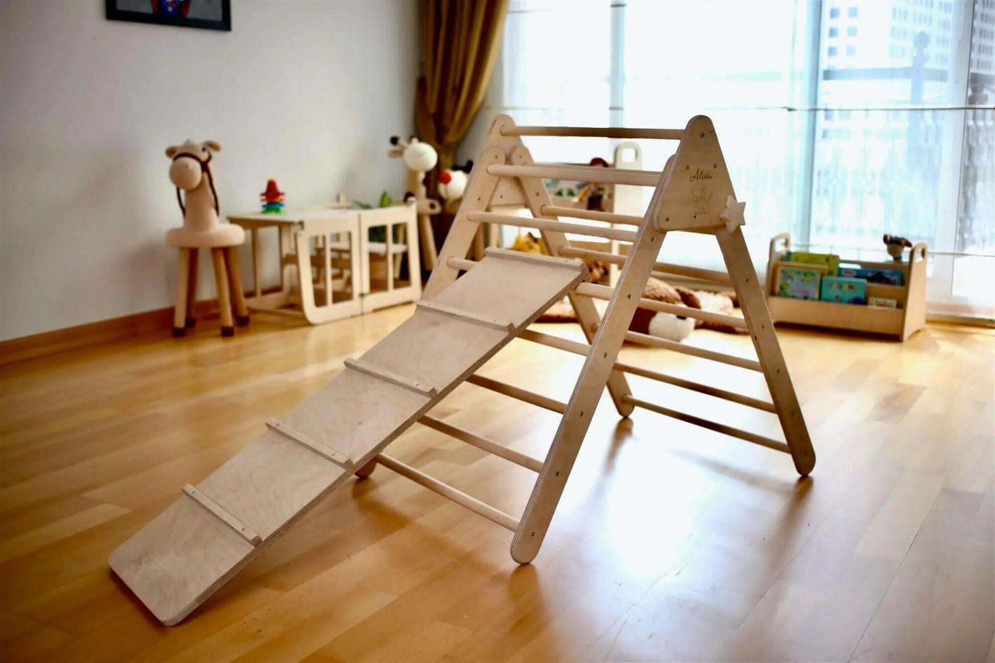 Reversible Ladder Climbing / Sliding Ramp-4