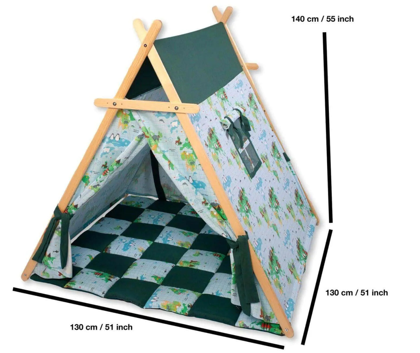 World Map Play Tent and Play Mat-3